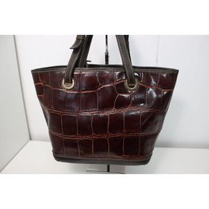 Dooney and Bourke Bag Leather Shoulder Bag Embossed Leather (21)